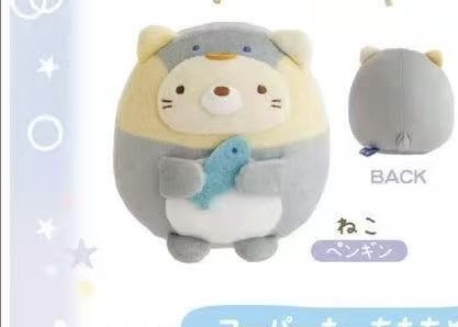 Jp5汇起接0418 角落水族馆系列猫咪毛绒玩偶