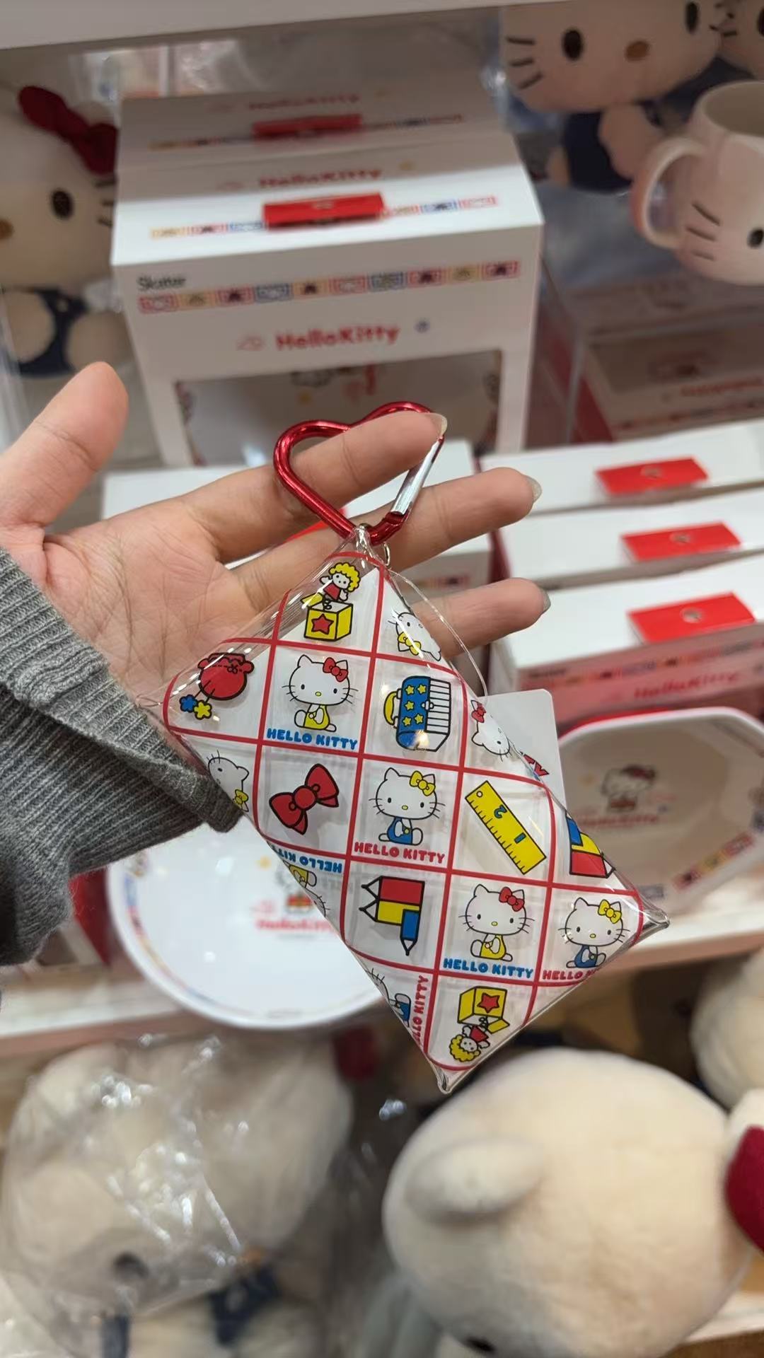 0407 三丽鸥  Kitty文具图案  pvc收纳包