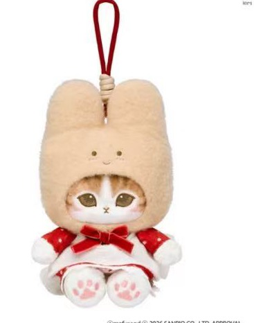 JP 0417 5汇起接 三丽欧鲨鱼猫联名 茉莉兔挂件 