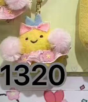 JP 52汇起接 0415 角落生物炸鱼 毛绒挂件