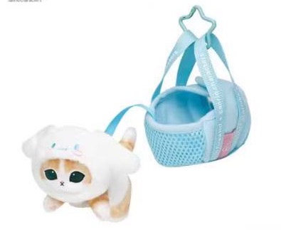 JP 0417 5汇起接 三丽欧鲨鱼猫联名 玉桂狗宠物包