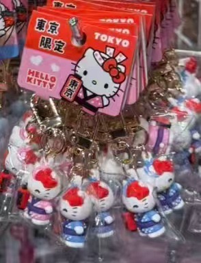 0409  Hello Kitty 东京限定 江户造型钥匙扣