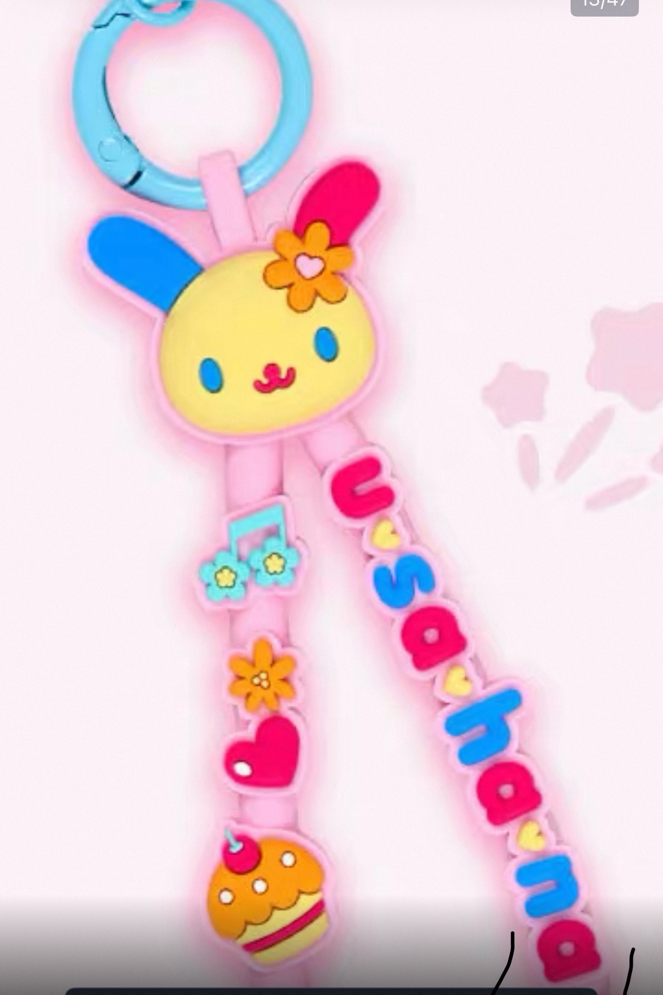 0409 48汇 三丽欧花小兔挂饰