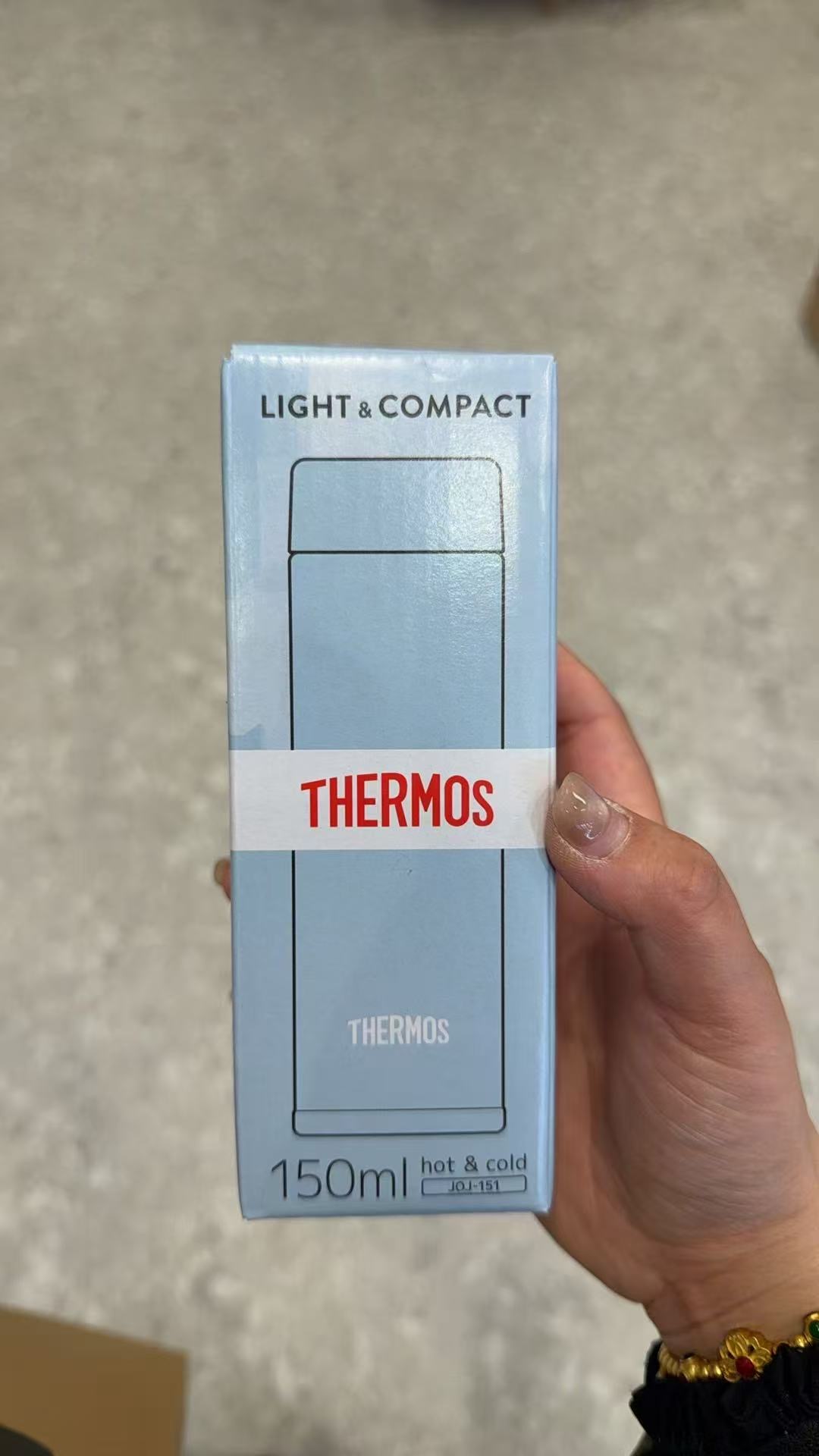 0409  膳魔师 超轻量迷你保温杯 150ml蓝色