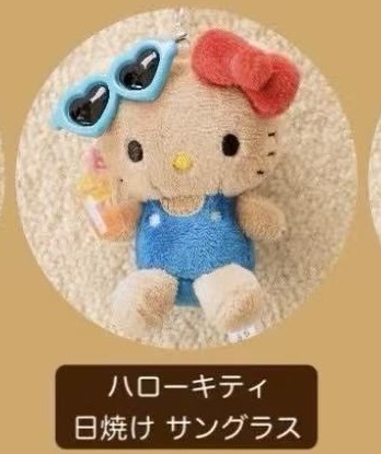 JP 5汇起接 0501 三丽欧kt黑皮蓝墨镜泳衣 毛绒挂件 