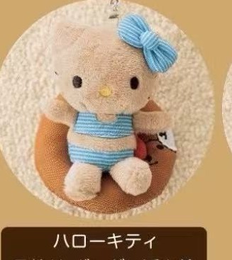 JP 5汇起接 0501 三丽欧黑皮Kt泳圈 毛绒挂件 