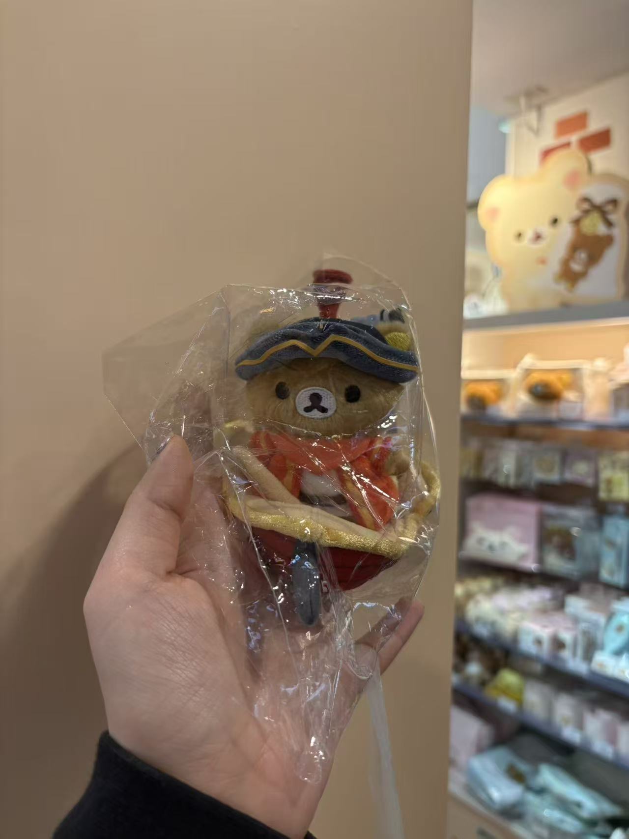 Jp5汇起0412轻松熊哥哥海盗船长造型毛绒玩偶