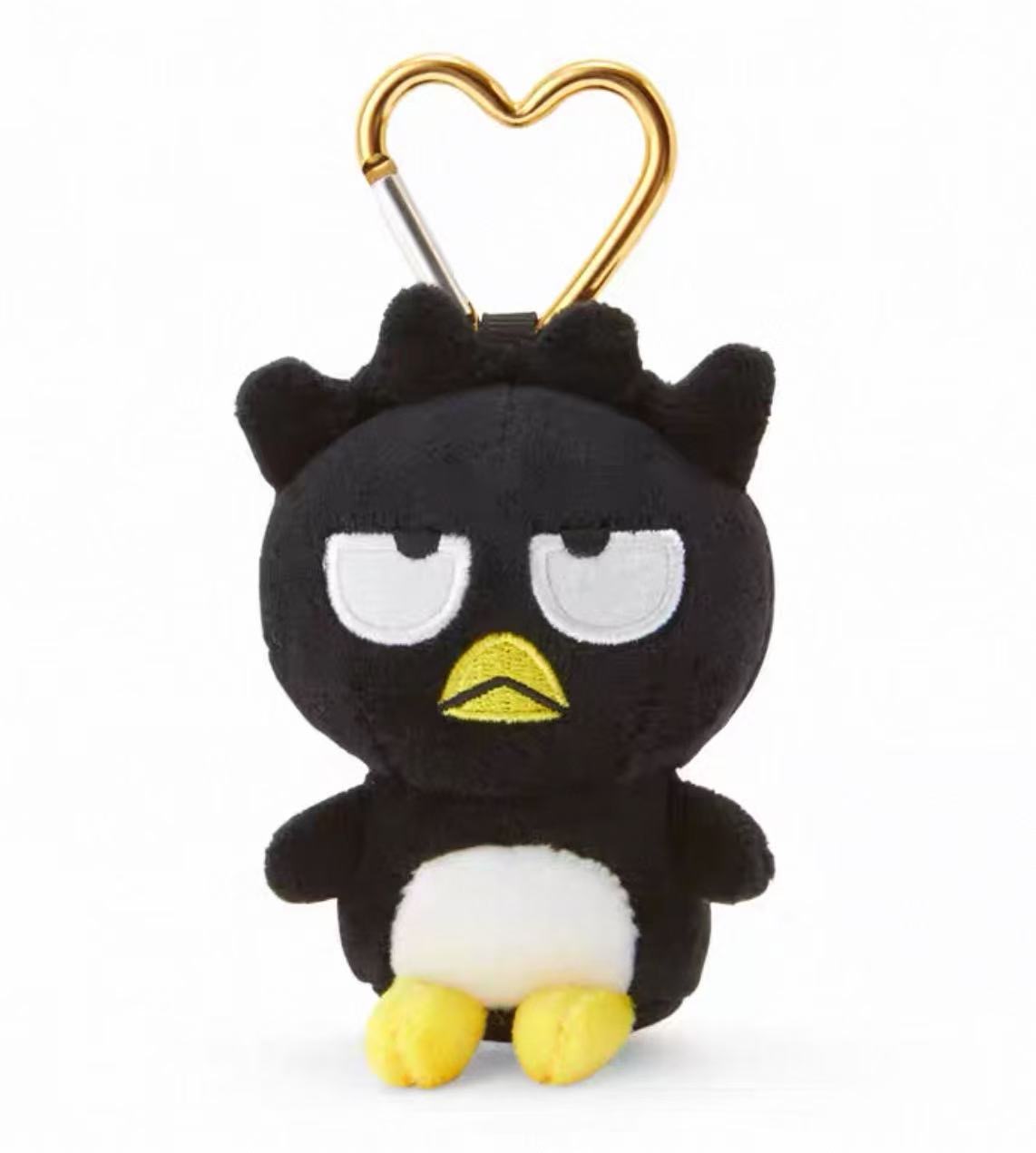 0413 折扣店 三丽欧酷企鹅 爱心扣 毛绒挂件 