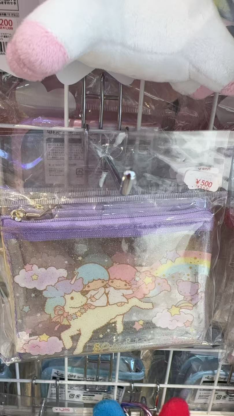 0413  三丽鸥双子星独角兽主题透明零钱包
