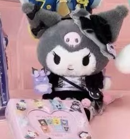 Jp5汇起接0513三丽鸥 库洛米毛绒挂件