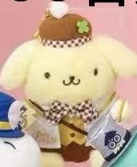 Jp5汇起接0513三丽鸥 布丁狗毛绒挂件