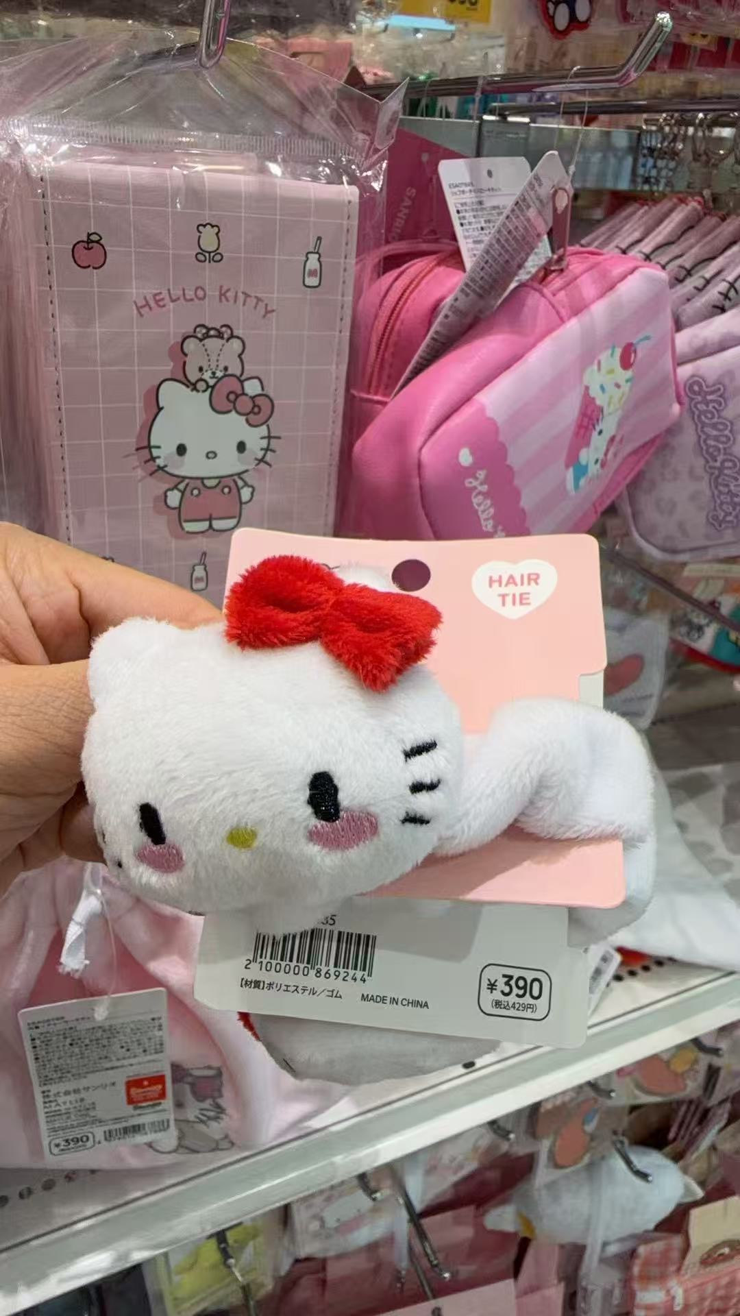 0416 三丽欧Q版kt头 毛绒发圈