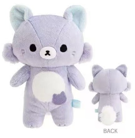 JP 48汇起接 0503 轻松熊新品紫猫 毛绒玩偶