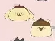 Jp5汇起0425 三丽鸥 布丁狗毛绒发夹2个装