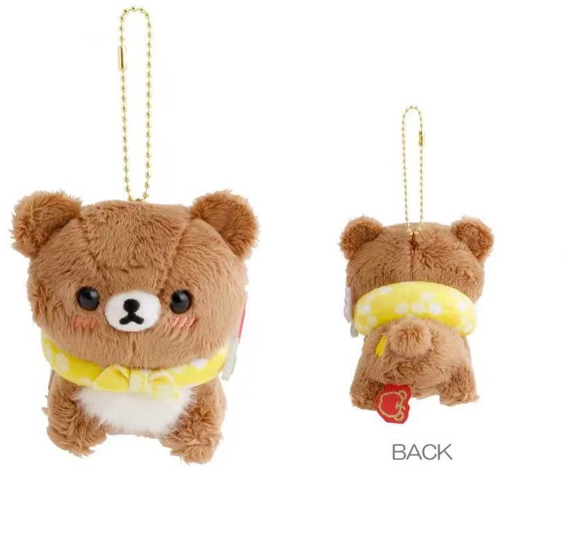 JP 5汇起接 0513 轻松熊蜂蜜熊弟 趴趴造型 毛绒挂件