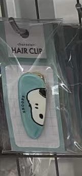 0421 折扣店 史努比（Snoopy）主题的蓝色BB发夹