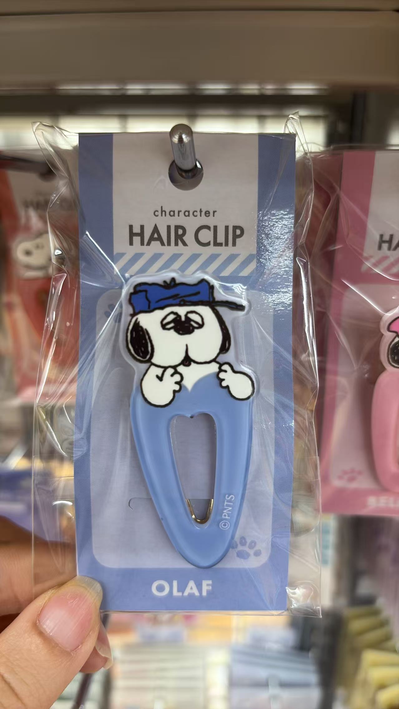 0421 折扣店 史努比帽子小狗 发夹