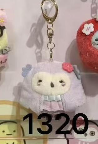 JP52汇起接0513角落生物山雀毛绒挂件