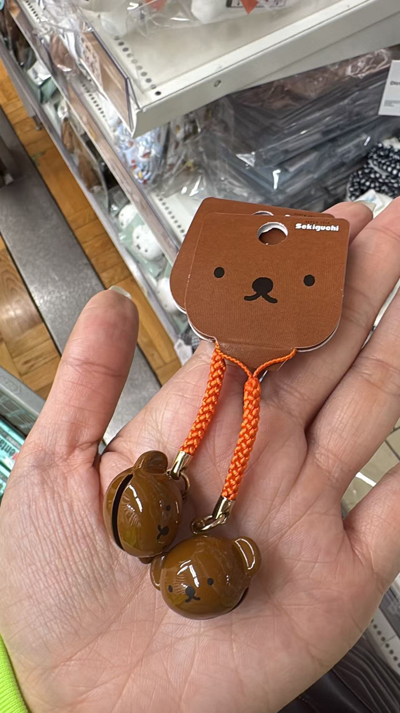 0430 折扣店 （Miffy）系列 Boris 小熊主题铃铛挂件