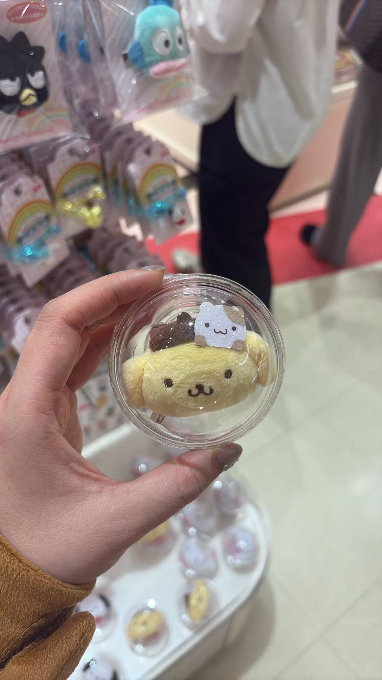 0515 三丽欧布丁狗 毛绒戒指 