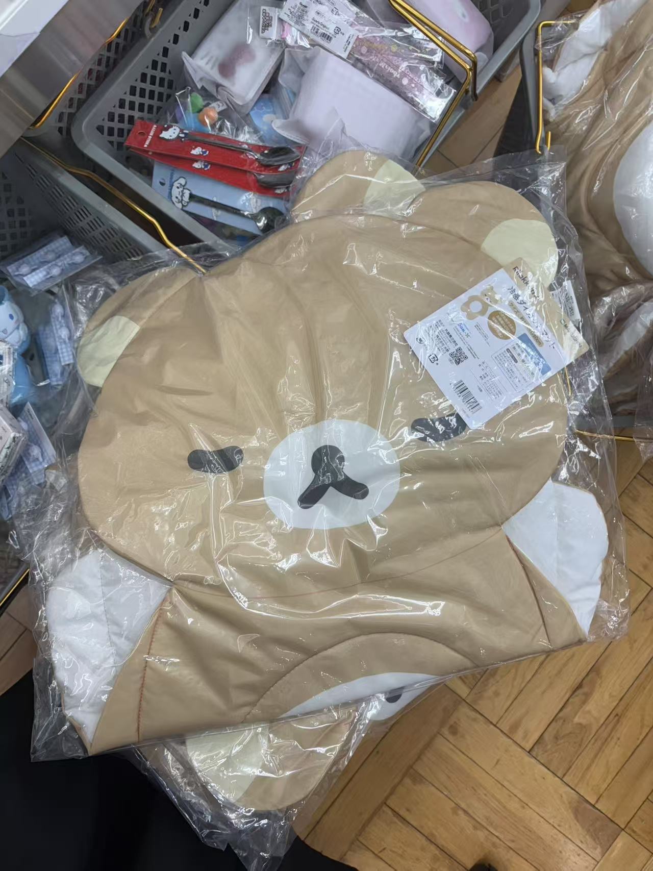 0518 折扣店 轻松熊 熊哥图案 冷感毯子 