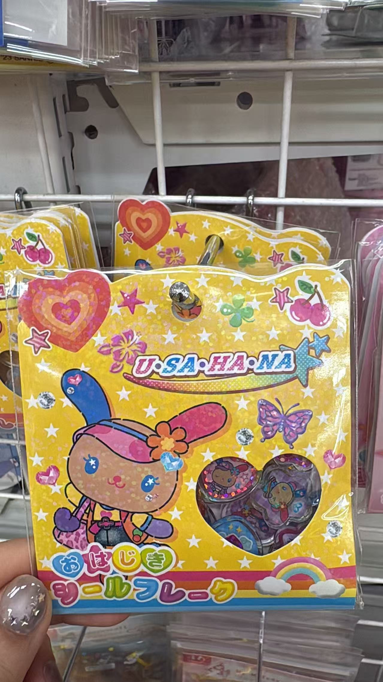 0518 折扣店 三丽鸥 黑皮花小兔贴纸