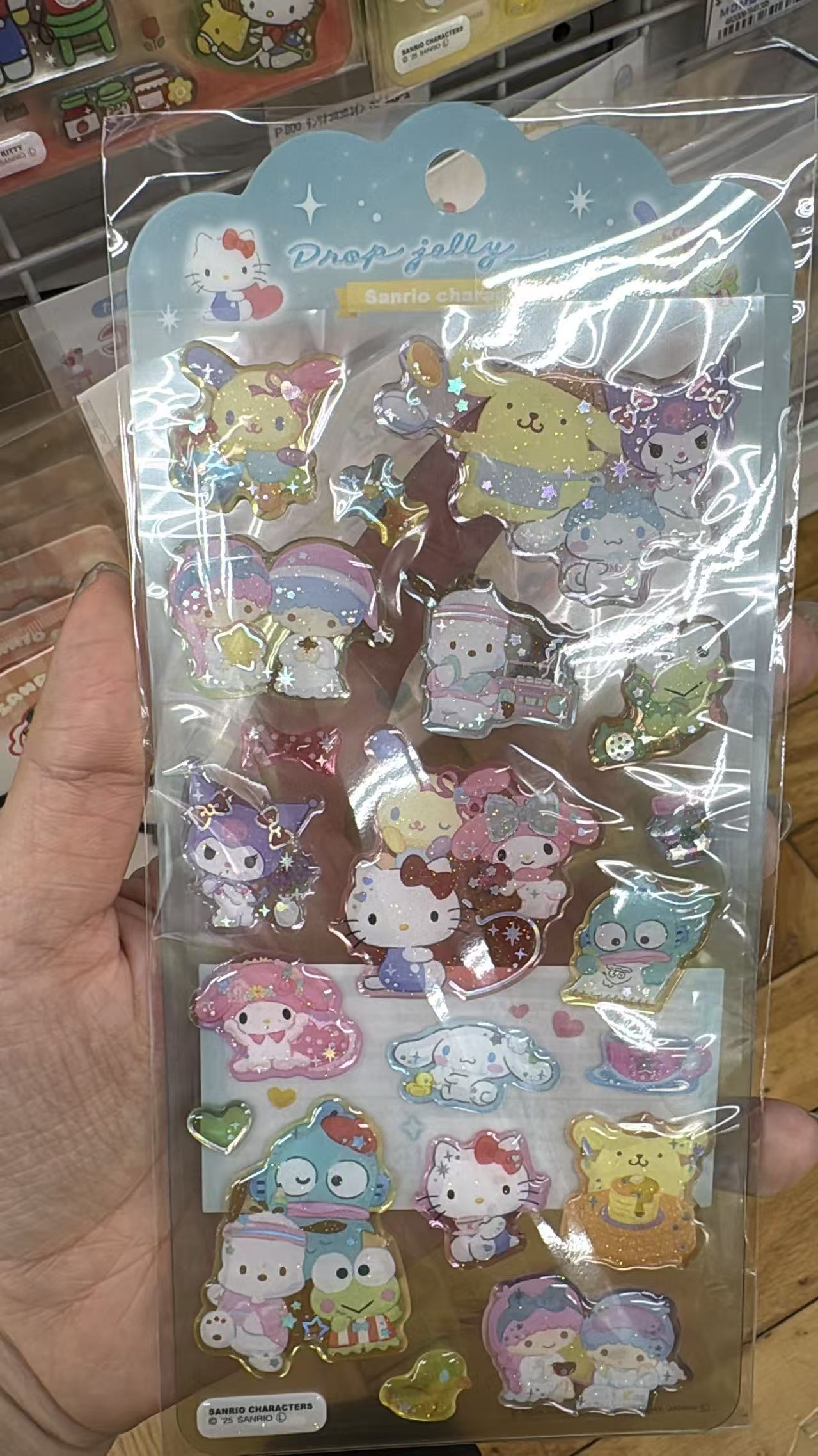 0518 折扣店 三丽欧亮闪闪全员Ip图案 贴纸 
