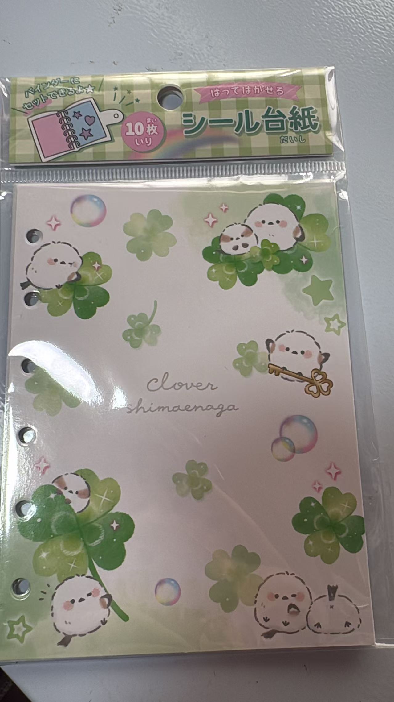 0523 折扣店 绿色古早小鸟图案 替换纸