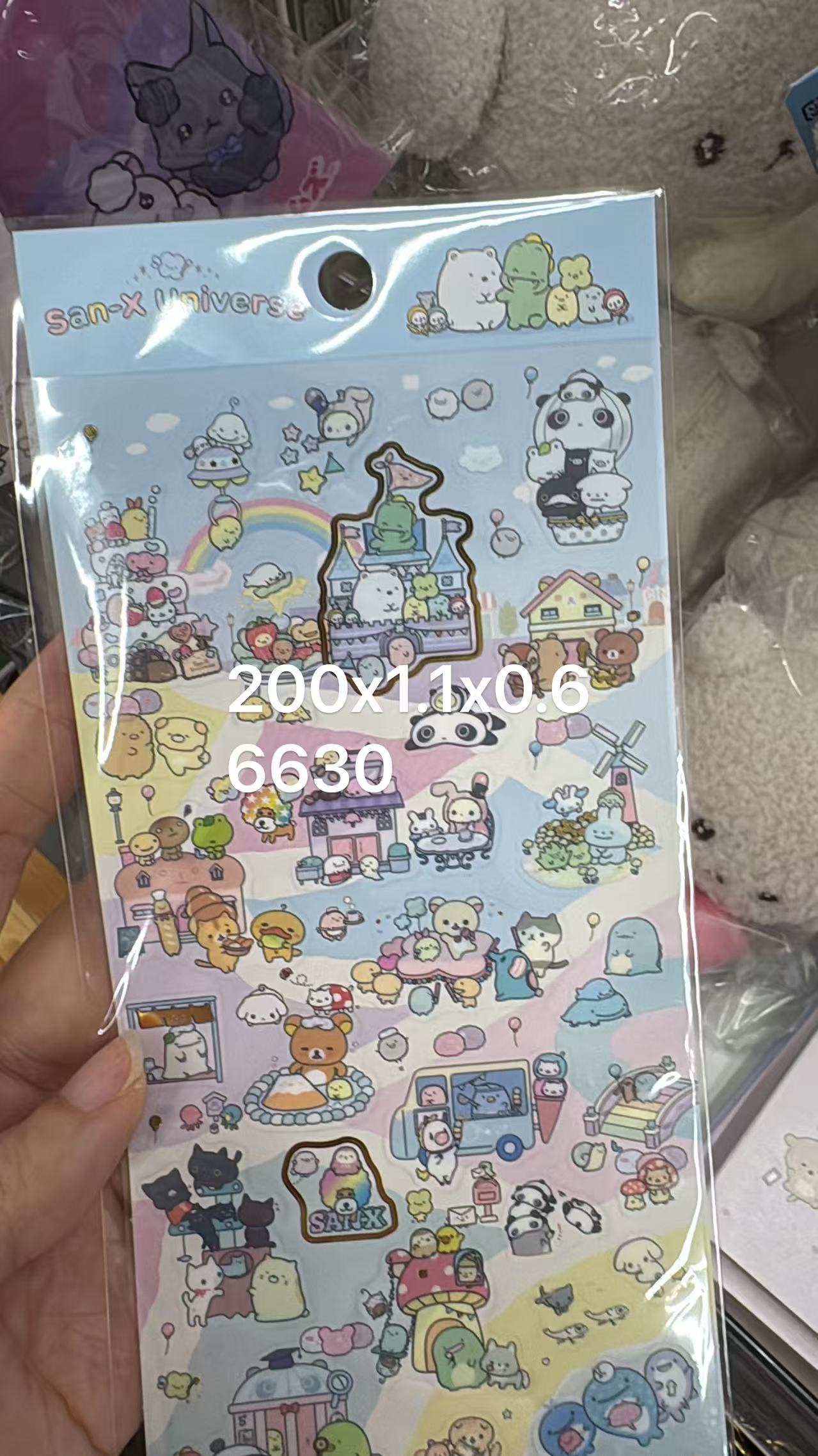 0525 折扣店 San-X Universe 角色乐园主题贴纸