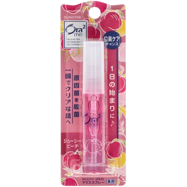 Sunstar Ora2me 漱口喷雾 [多汁蜜桃味] 6毫升 [漱口水]