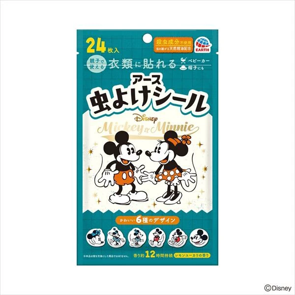 [地球制药] 米奇米妮驱蚊贴纸 [杀虫剂]