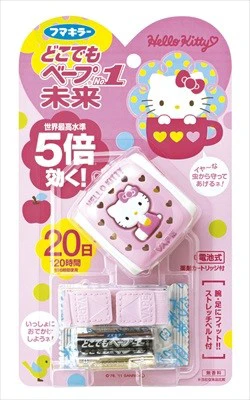 [Fumakilla] Anywhere Vape No. 1 Future Set Hello Kitty - 针对恼人昆虫 [杀虫剂 - 苍蝇 - 蚊子]