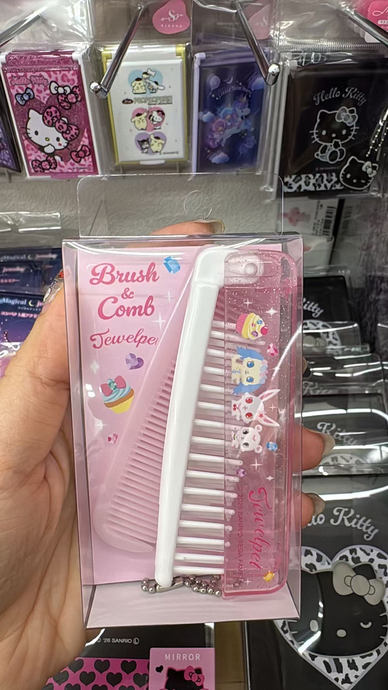 0616 折扣店 三丽欧动物宝石 梳子