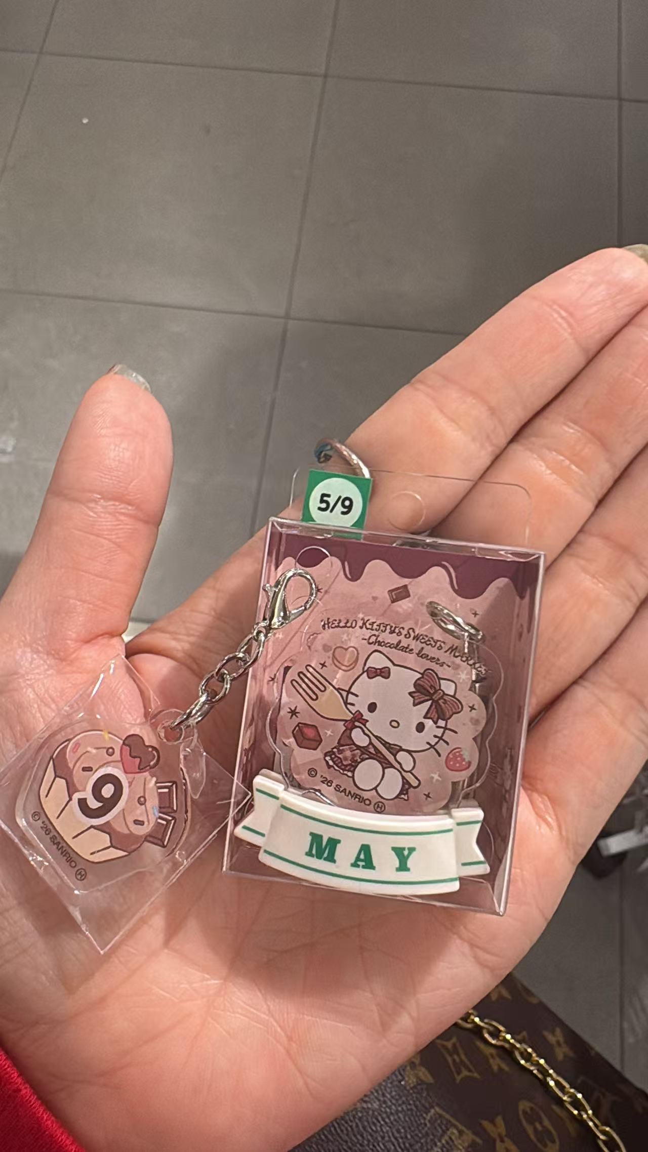 5汇0617 Hello Kitty甜品市集 5月9日生日组合亚克力挂件