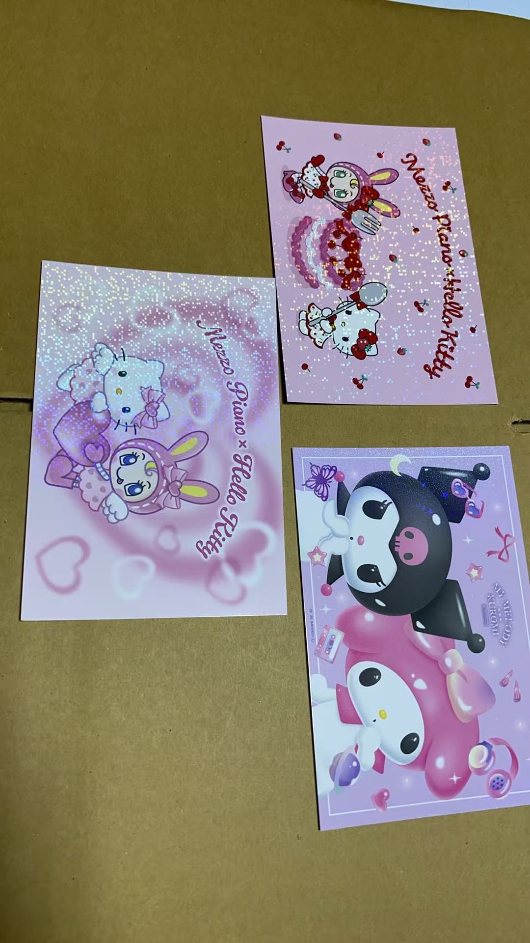 0623三丽鸥 彩色绚丽卡片