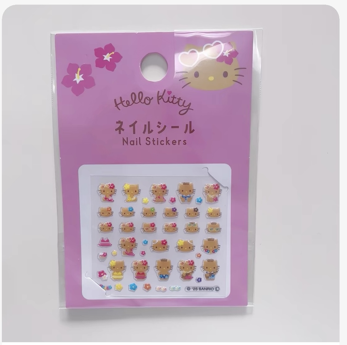 0630 百元店 三丽欧 指甲贴 粉