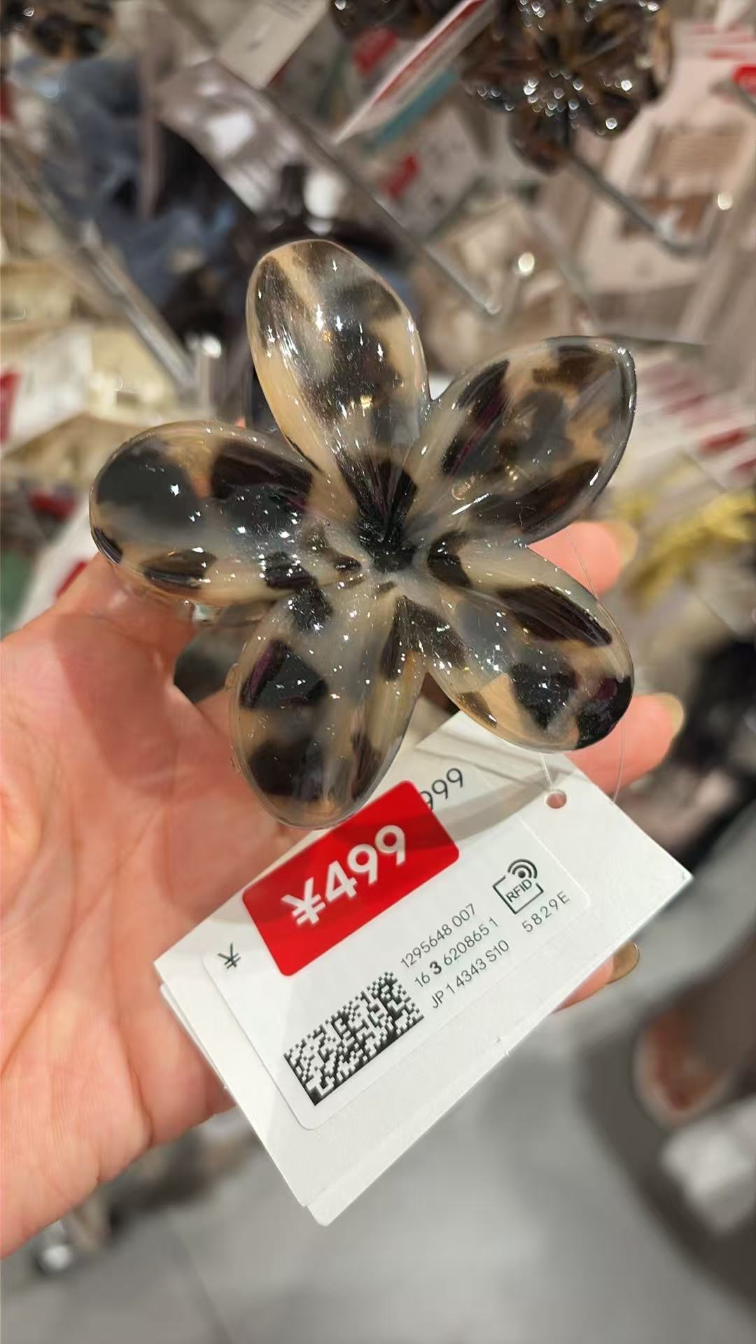 0701 花朵图案 发夹
