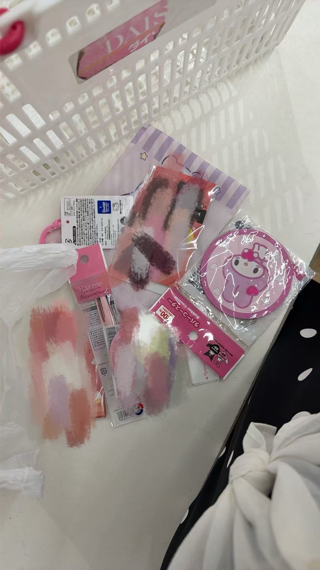 0703 百元店 三丽鸥 笔收纳袋杯垫