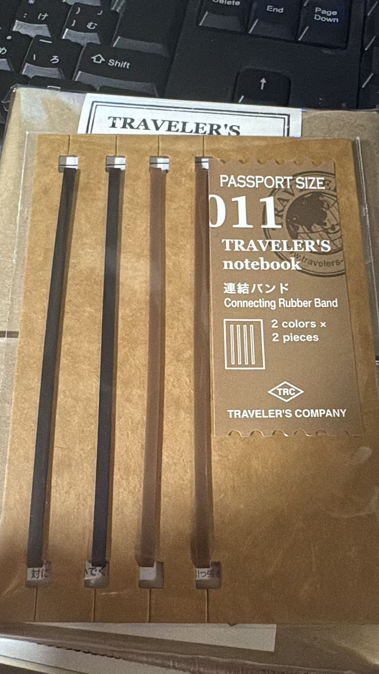 0708 TRAVELER'S notebook 护照款配件 011 连接绑带