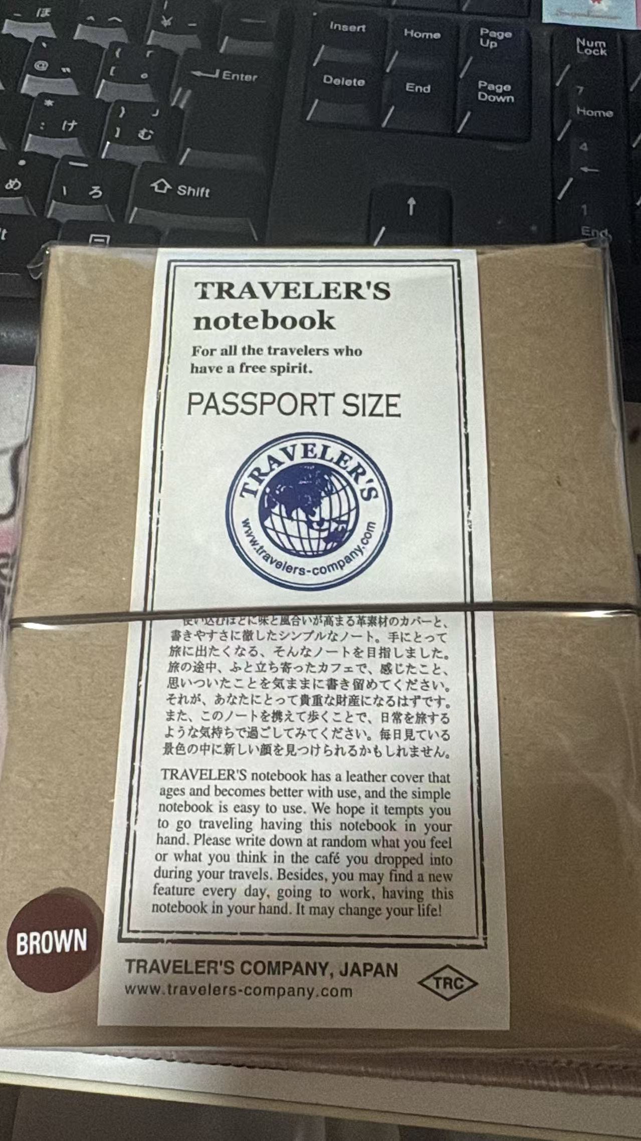 0708 TN 旅行笔记本 护照尺寸 棕色款