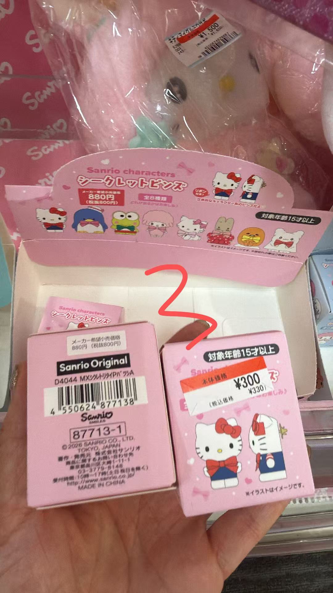 0709 三丽鸥 盲盒胸针