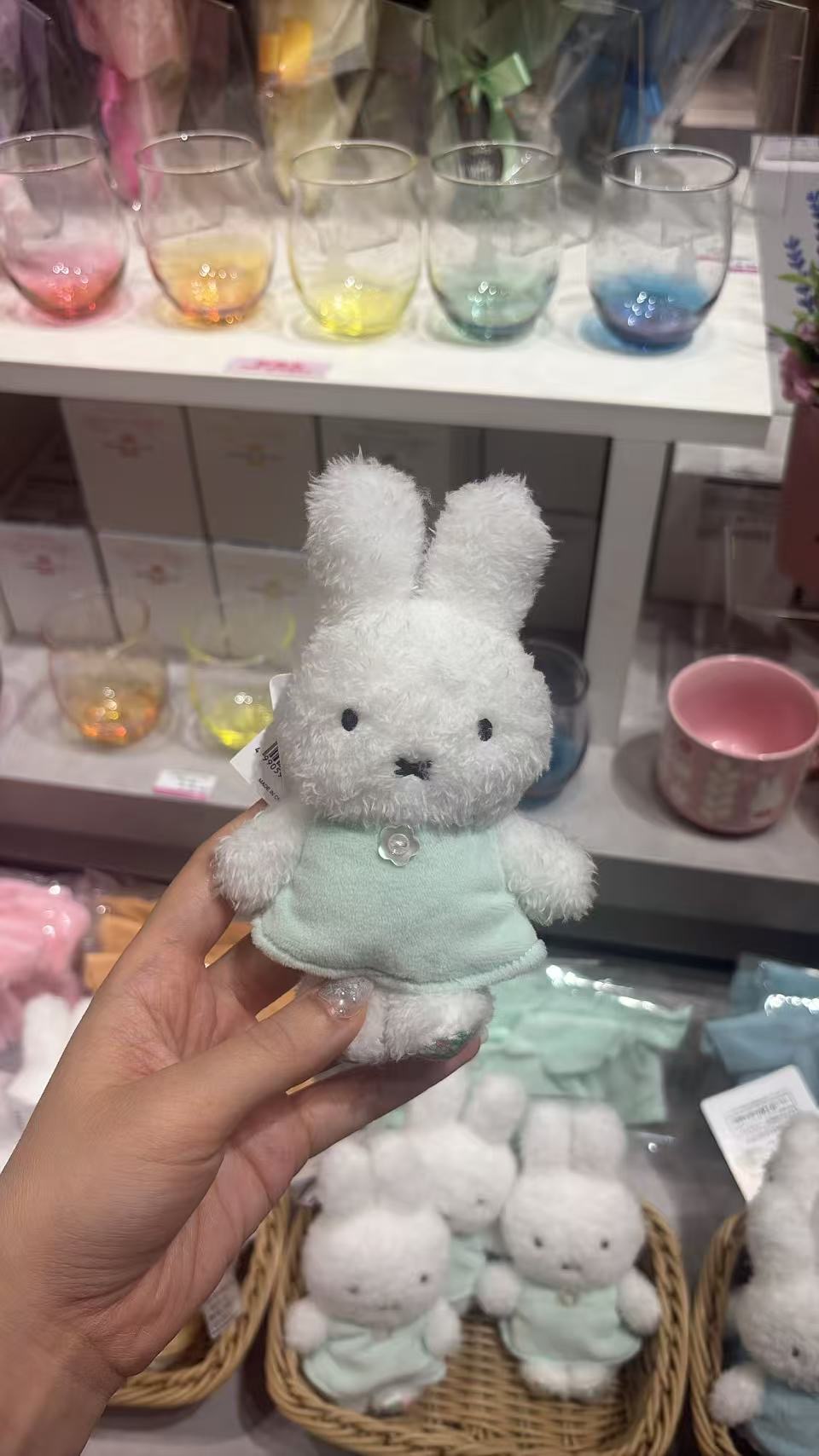 0709 5汇 米菲 毛绒挂件 绿