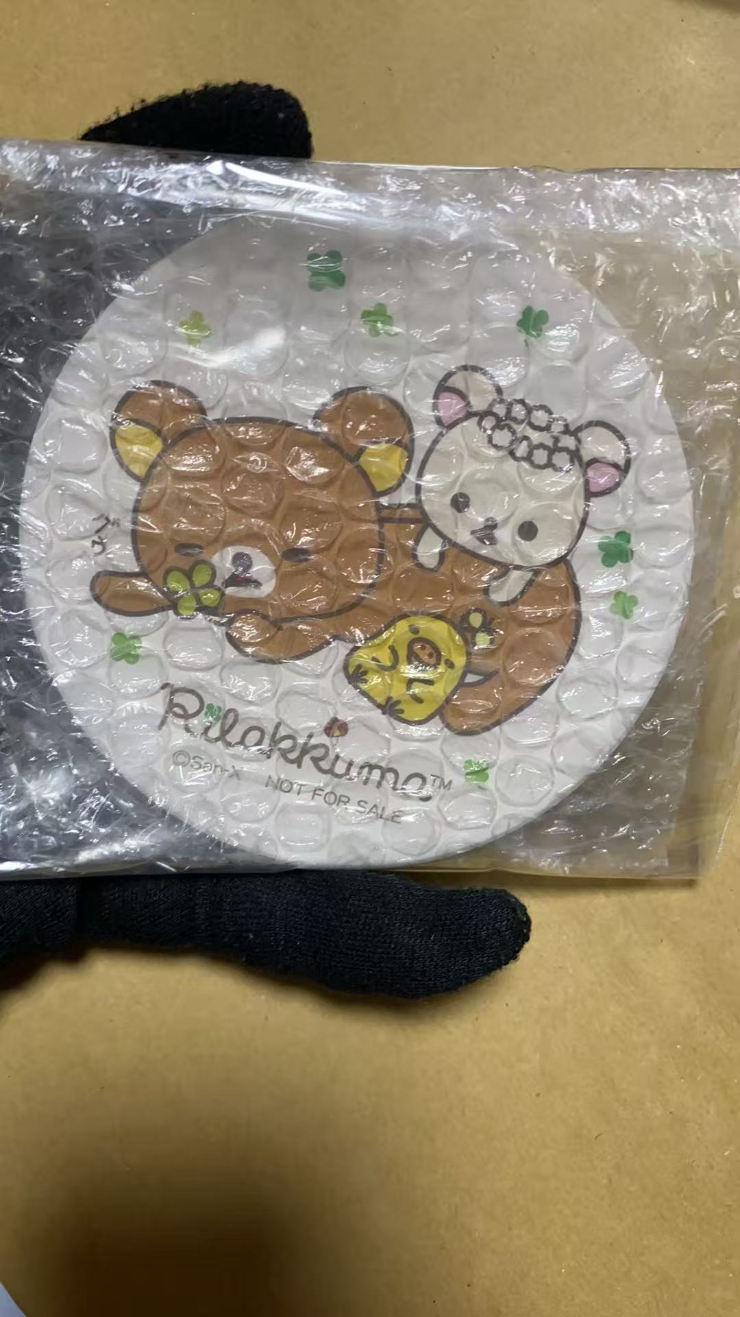 0724轻松熊 杯垫