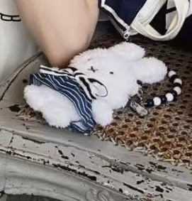 Jp48汇0801 米菲毛绒挂件蓝条
