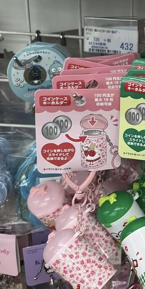 0807 折扣店三丽鸥 硬币罐钥匙扣