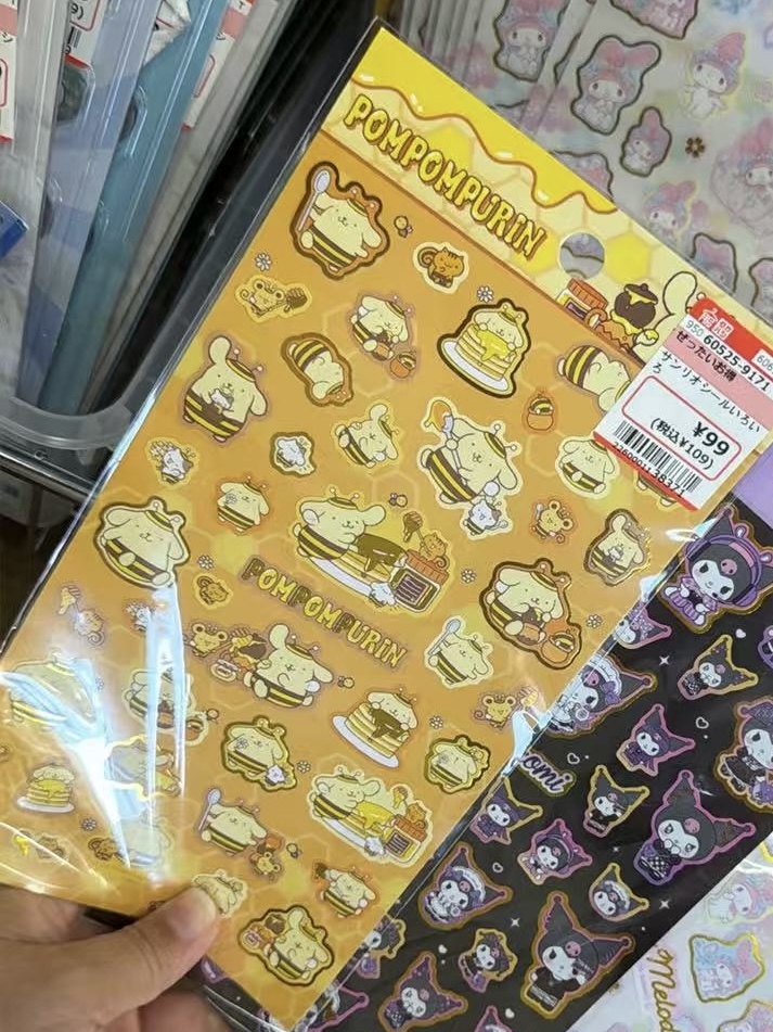 0810 三丽鸥 布丁狗贴纸
