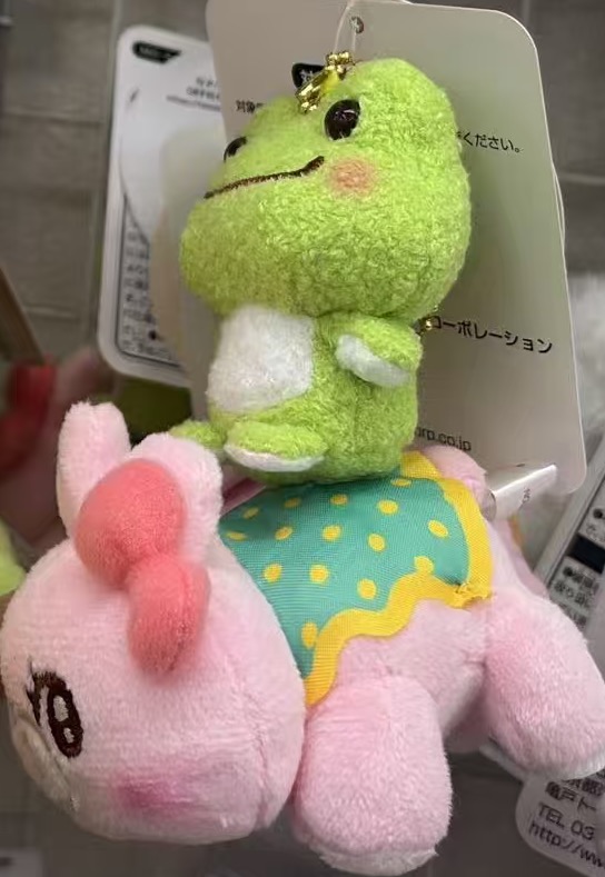 0813 折扣店 兔子青蛙 毛绒挂件 