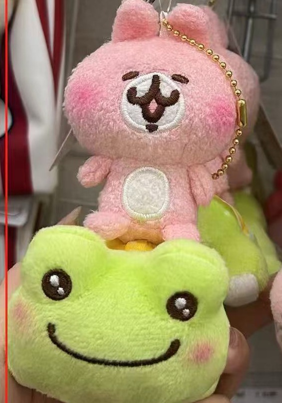 0813 折扣店 兔子青蛙 毛绒挂件 