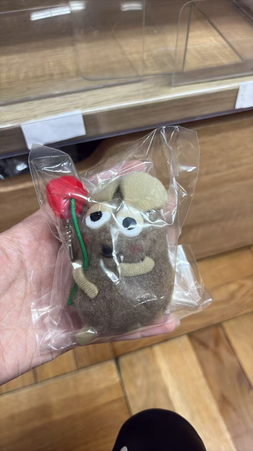 折扣店 面包小偷小老鼠红花挂件