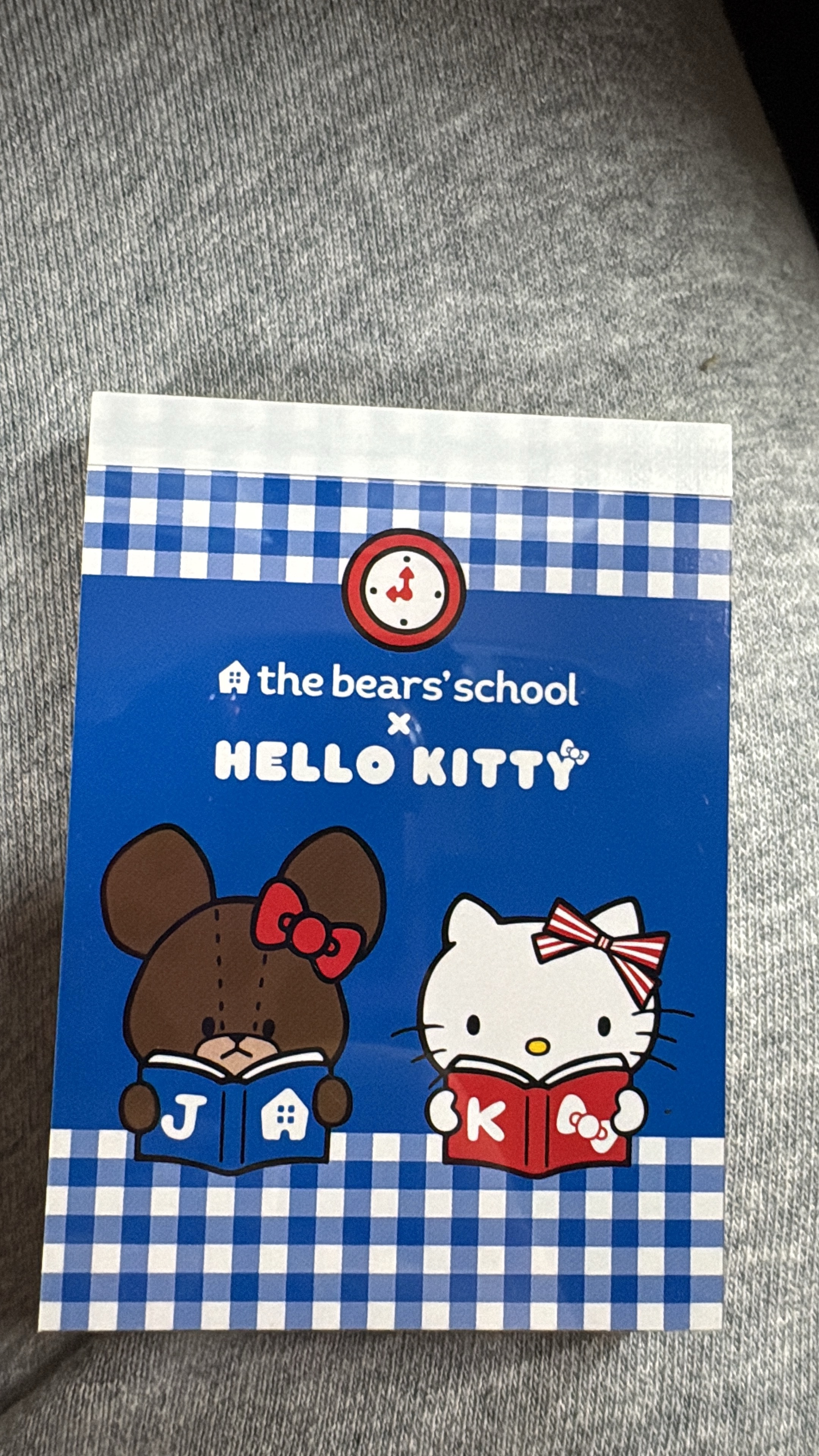 折扣店上学熊蓝色便签本